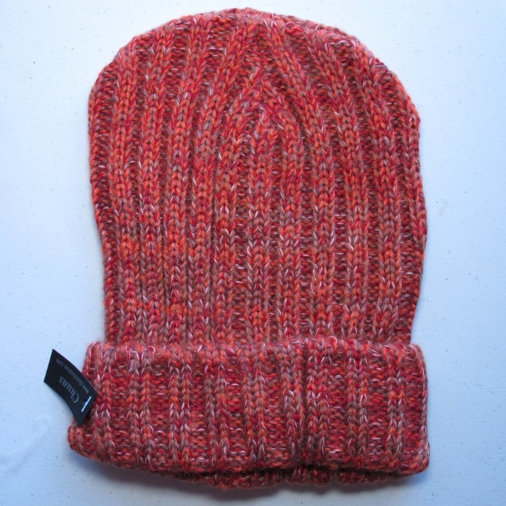 Luxury Soft Knitted Beanies orange, pink and green - Picture 3 of 4